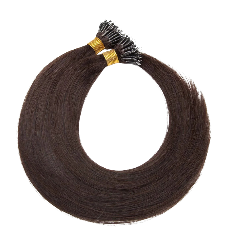 Extensions Micro-ring - Noir & Châtain Foncé