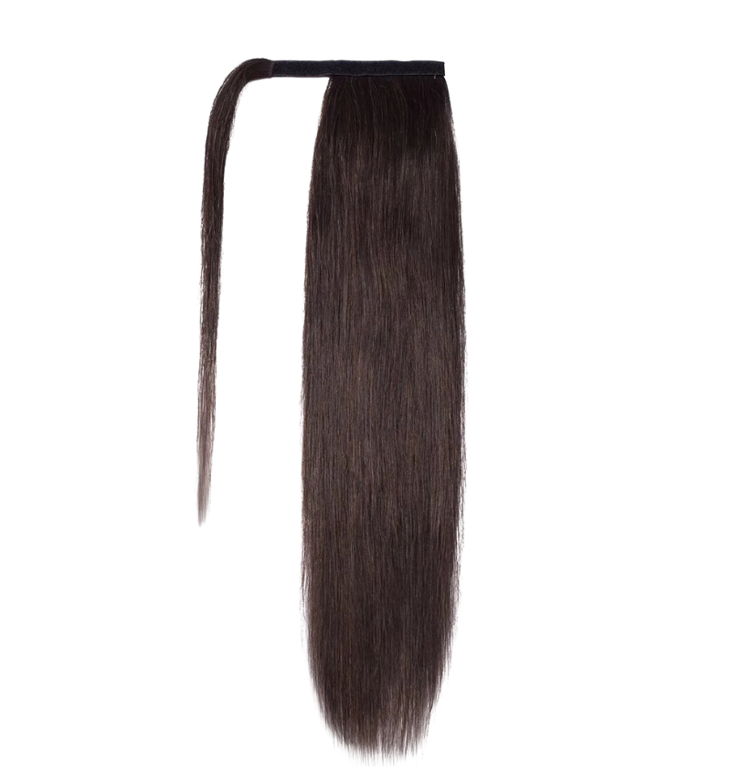 Extensions Ponytail – Noir & Châtain Foncé